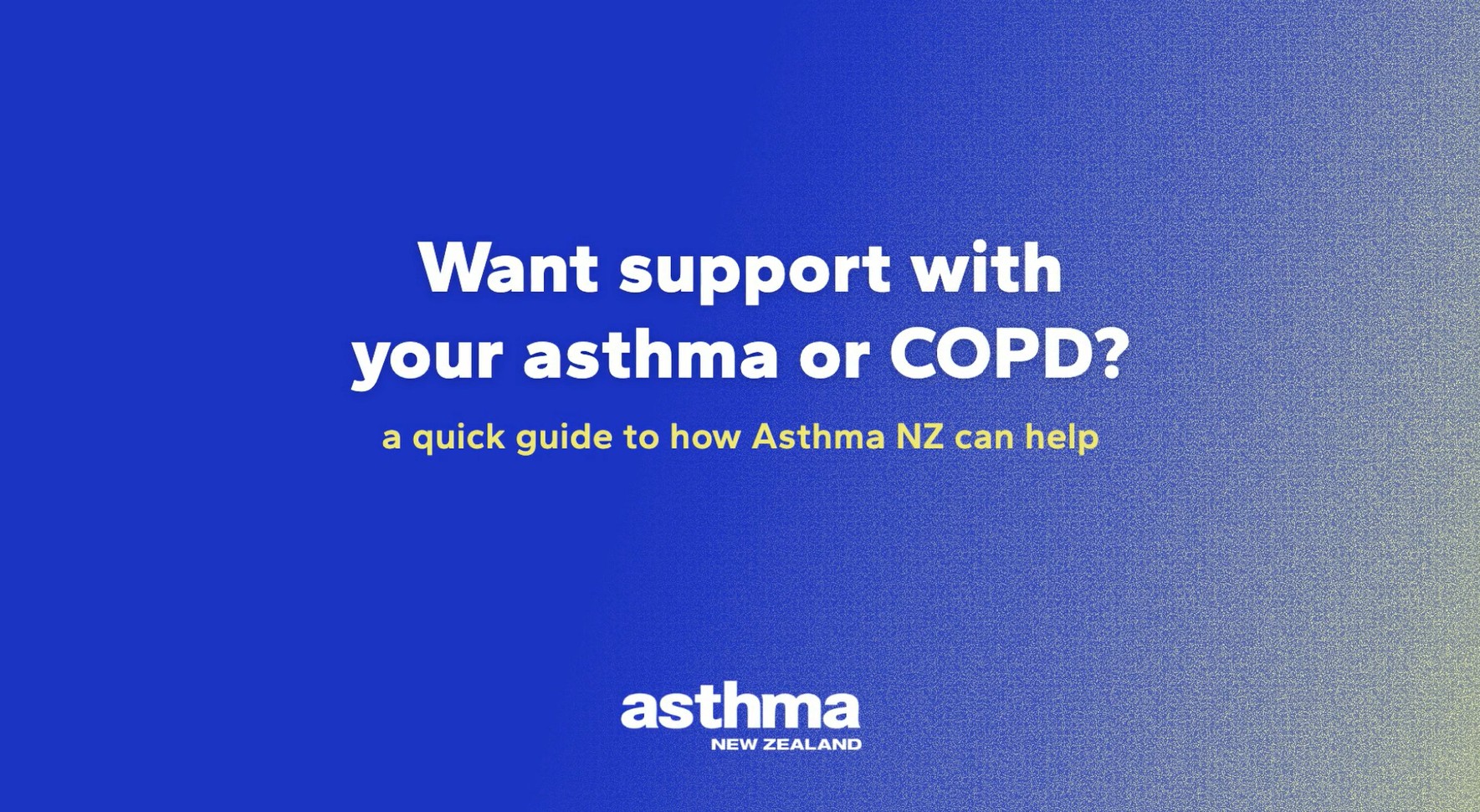 asthma services screen shot